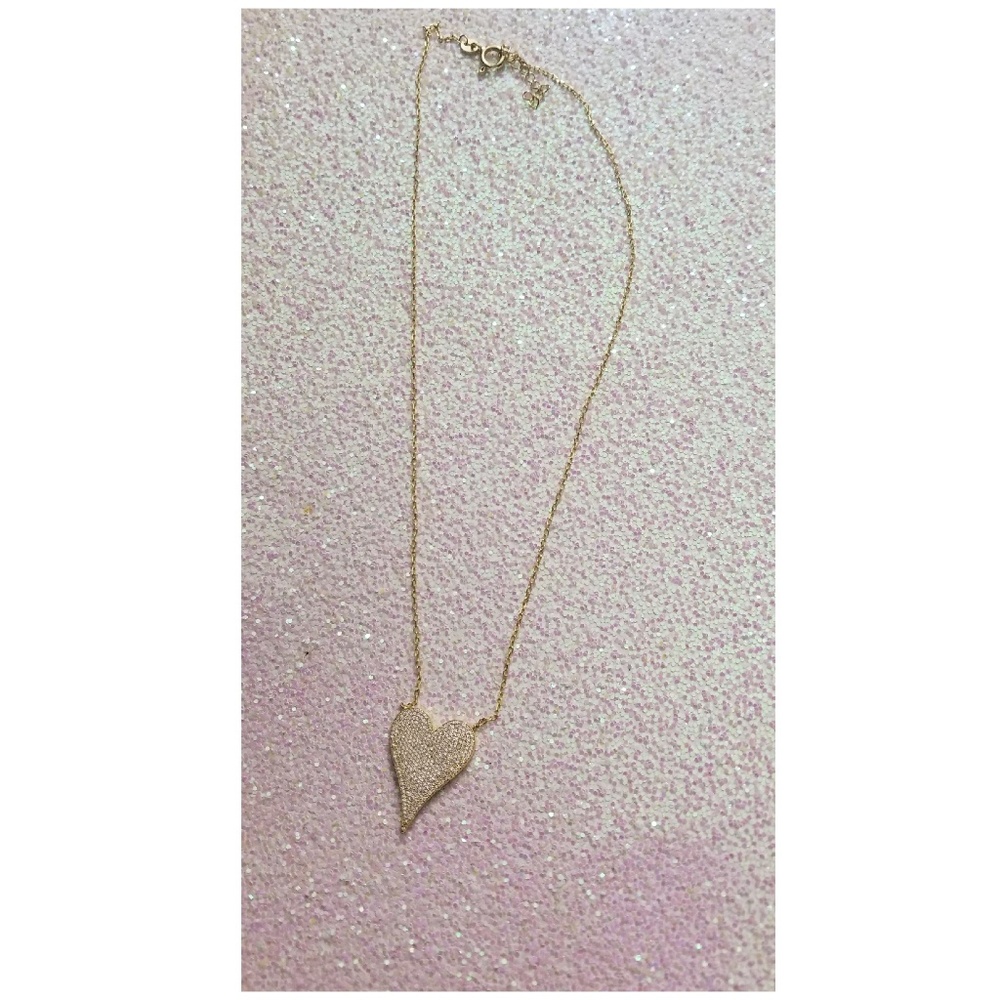 Xio jewelry heart stopper necklace